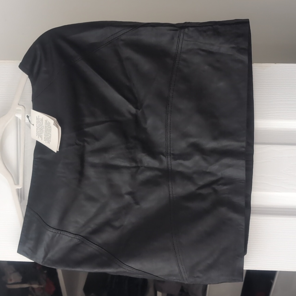 ASOS genuine leather skirt